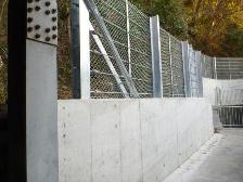 新たに防護柵も設置して機能改善